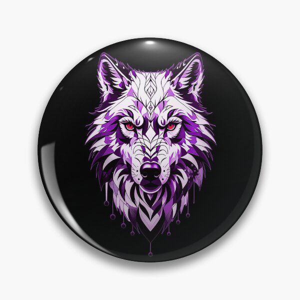 Item preview, Wolf illustration - PURPLE designed and sold by StefAnimal.