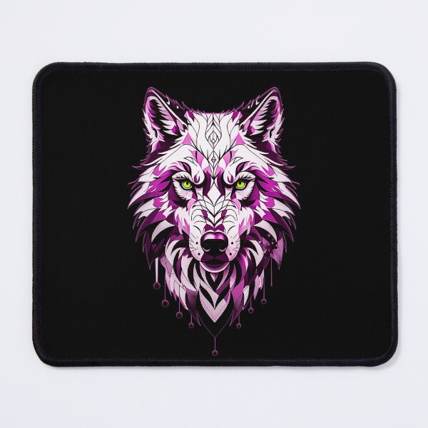 Item preview, Wolf illustration - PINK designed and sold by StefAnimal.