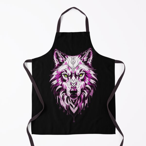 Item preview, Wolf illustration - PINK designed and sold by StefAnimal.