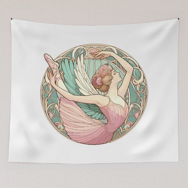 Item preview, Ballet Dancer Ballerina Art Nouveau Gift designed and sold by Pineapple-Tree.