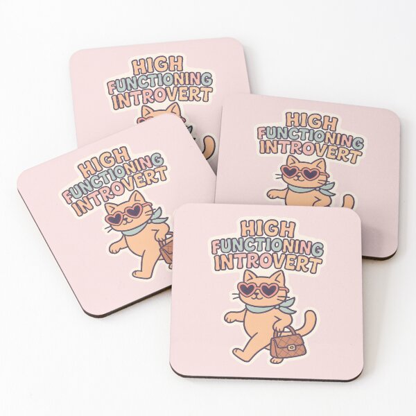 Item preview, High Functioning Introvert - Funny Relatable Introvert designed and sold by thecatcouch.
