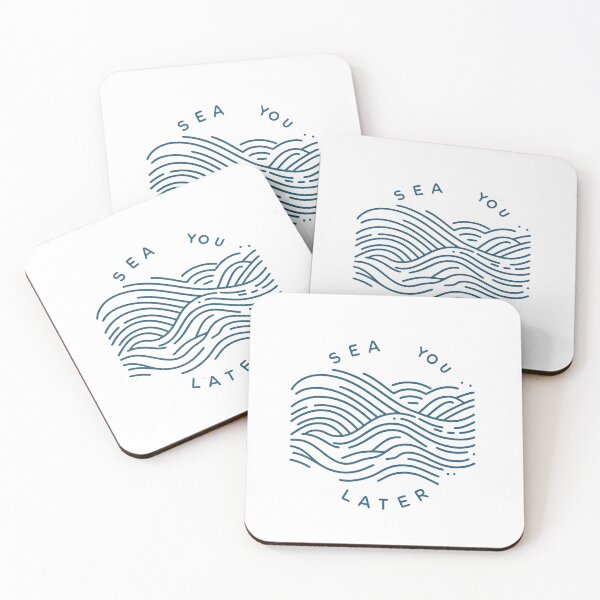 Item preview, Minimalist wave design, sea you later designed and sold by naatala.