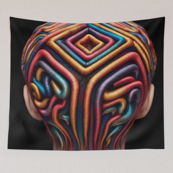 Item preview, Artistic geometry of the hair designed and sold by Sigtrix.