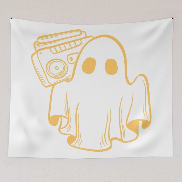 Item preview, boombox ghost designed and sold by broadwaygirl142.
