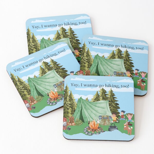 Item preview, Yay, I wanna go Hiking, too! designed and sold by Thanks2u2.
