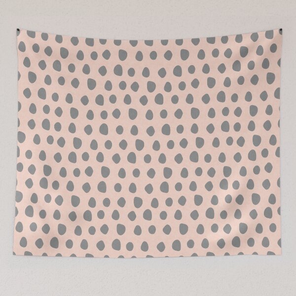 Item preview, Gray Pebbles on Pale Pink | Textured Pattern designed and sold by Menega  Sabidussi.