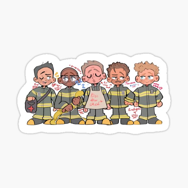 Aperçu de l'œuvre 118 SQUAD !! ce spectacle de pompiers ! créée et vendue par StarannaDrawss.