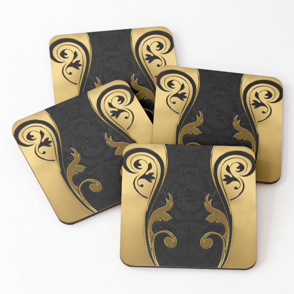 Item preview, Abstracts Gold on and Black Textures designed and sold by NadineMay.