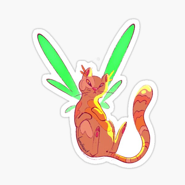 Item preview, Mango The Flying Cat designed and sold by Liomakesart.