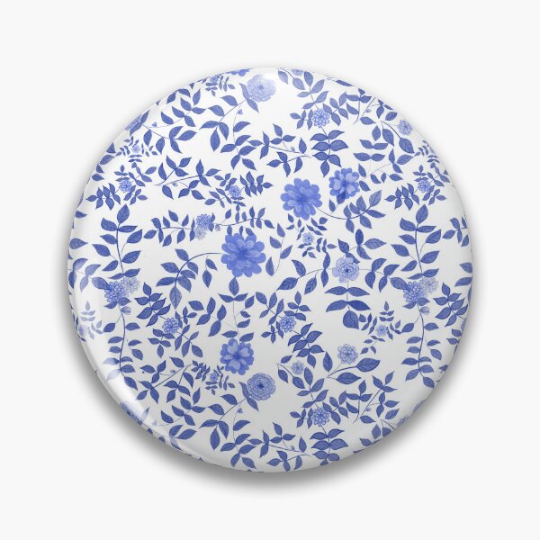 Item preview, Azul floral designed and sold by LupineDesign.