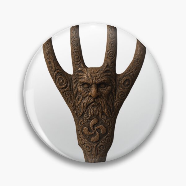 Item preview, Sacred Basque Fork of the Basajaunak designed and sold by Memetitation.