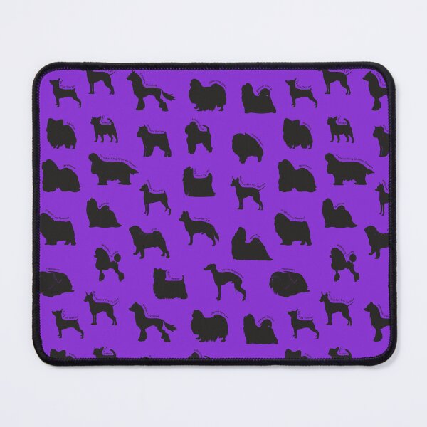 Item preview, Purple AKC toy group breeds pattern designed and sold by bklyng.
