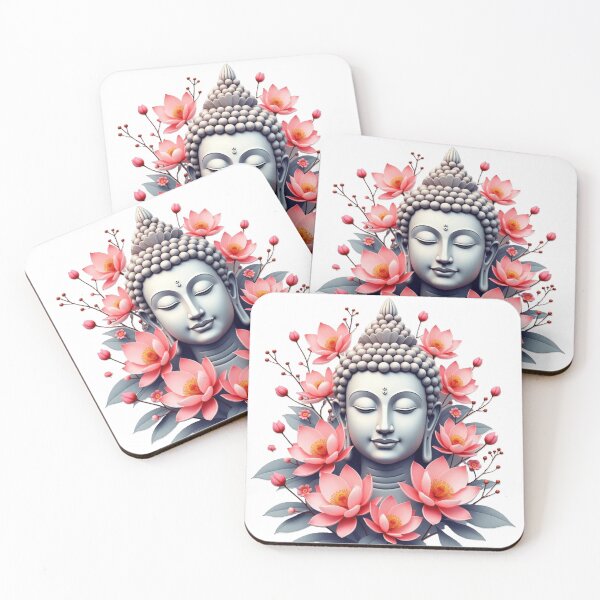 Item preview, stunning beautiful buda with lotus flowers designed and sold by nicnacc.