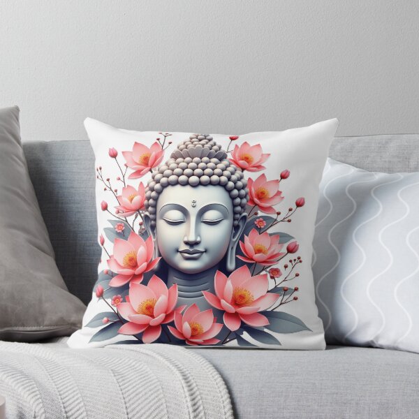 Item preview, stunning beautiful buda with lotus flowers designed and sold by nicnacc.