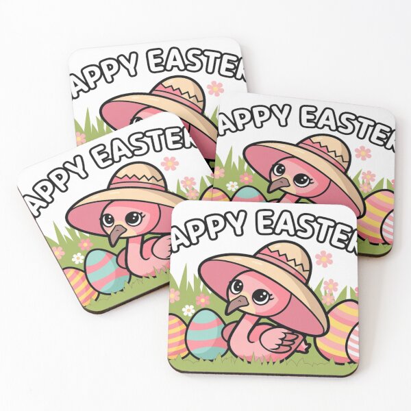 Item preview, Easter Flamingo Delight designed and sold by NeatThingLover.
