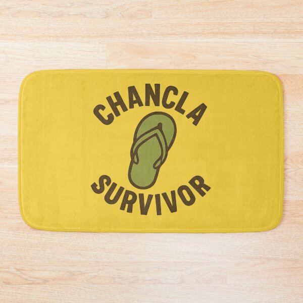 Item preview, Chancla Survivor – Funny Cultural Pun Design designed and sold by Bratak.