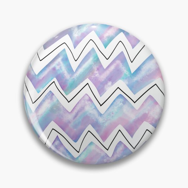 Item preview, Zigzag Pastel Doodle Watercolor Pattern designed and sold by testvvave.