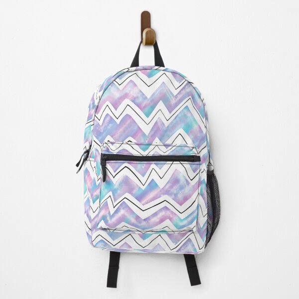 Item preview, Zigzag Pastel Doodle Watercolor Pattern designed and sold by testvvave.