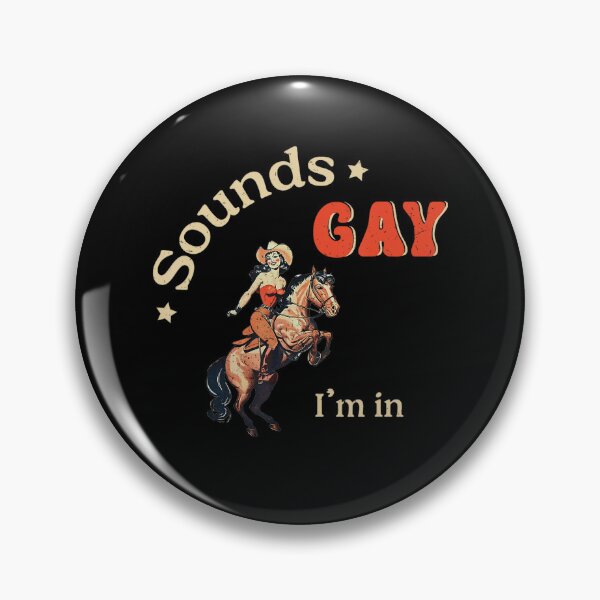 Artikelvorschau, Klingt schwul. Ich bin im Vintage-Lesben-Cowgirl-Pride-Monat LGBT entworfen und verkauft von FantasyFablesC.