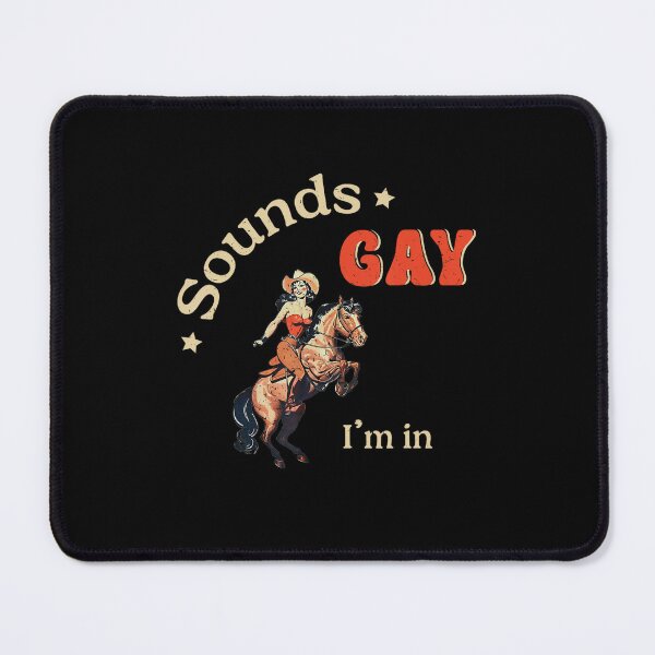 Item preview, Sounds Gay I'm In Vintage Lesbian Cowgirl Pride Month LGBT designed and sold by FantasyFablesC.