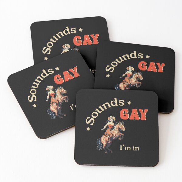 Item preview, Sounds Gay I'm In Vintage Lesbian Cowgirl Pride Month LGBT designed and sold by FantasyFablesC.