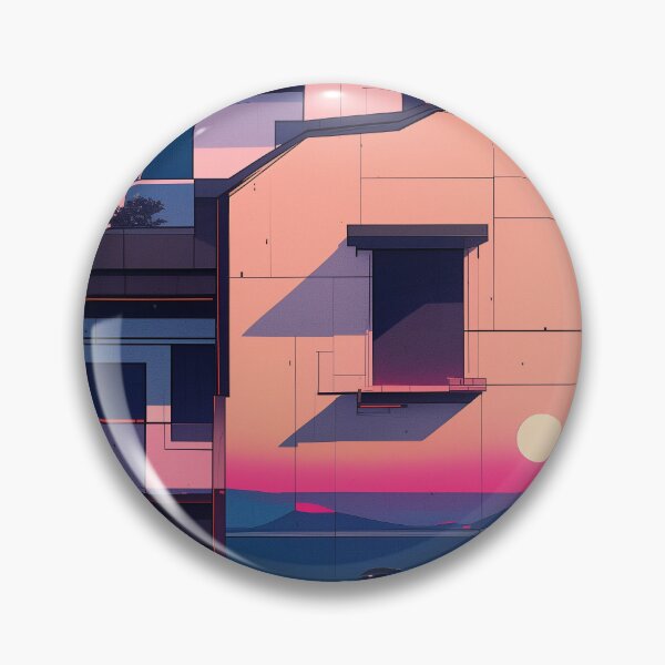 Item preview, Sunset Mirage Y2K Vaporwave Dreamscape designed and sold by Bearabilia.