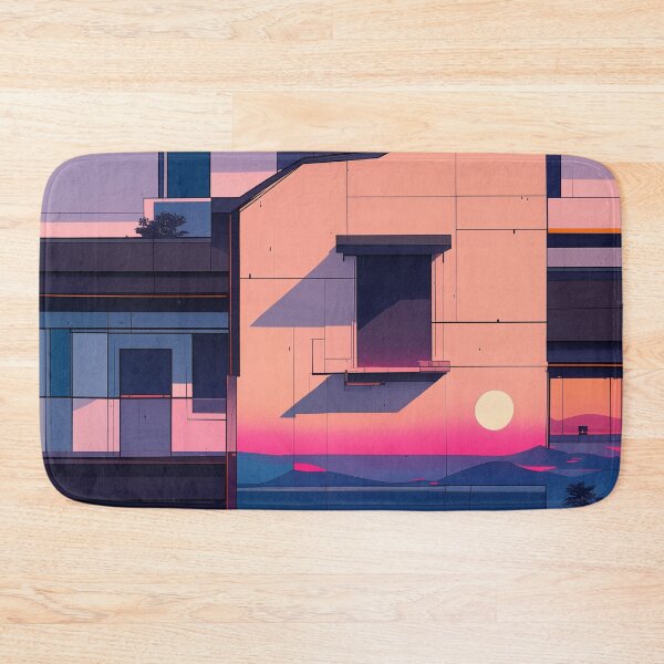 Item preview, Sunset Mirage Y2K Vaporwave Dreamscape designed and sold by Bearabilia.