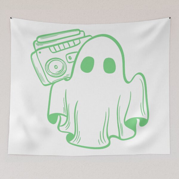 Item preview, boombox ghost designed and sold by broadwaygirl142.