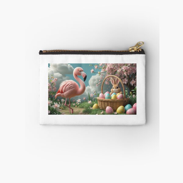 Item preview, Flamingo's Easter Surprise designed and sold by NeatThingLover.