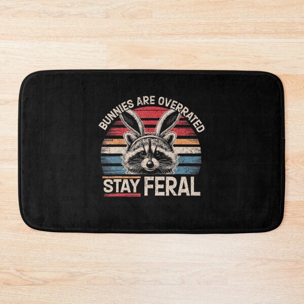 Item preview, Funny Cute Raccoon Bunnies Are Overrated Stay Feral Easter designed and sold by Vincent-Cloud.