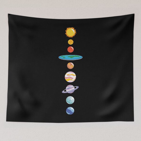 Artikelvorschau, Planeten Flache Erde entworfen und verkauft von PaulSDesign.
