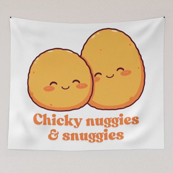Item preview, Chicky Nuggies and Snuggies – Cute & Cozy Chibi Design designed and sold by pixipopco.