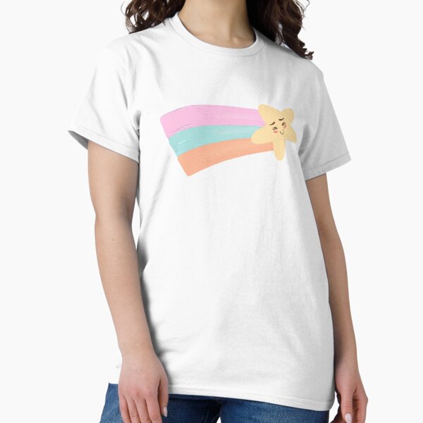 Genki rainbow star (text-free) Classic T-Shirt