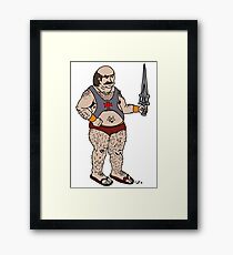 CARL HAS THE POWER Framed Print