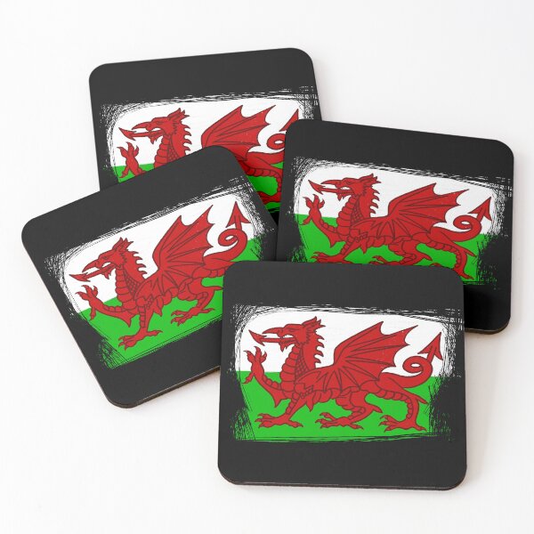 Item preview, Welsh flag designed and sold by IHateDumplings.
