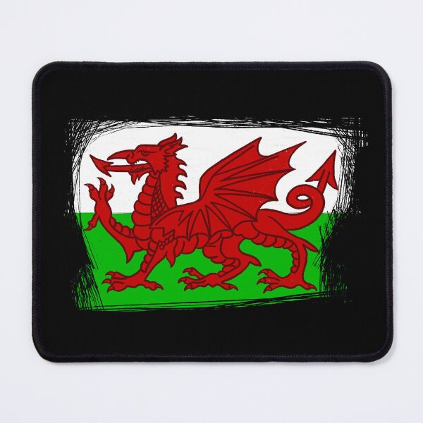Item preview, Welsh flag designed and sold by IHateDumplings.