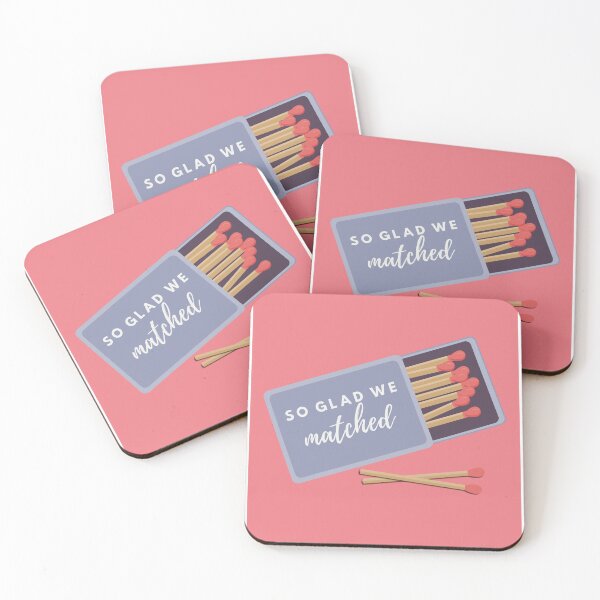 Item preview, Glad We Matched designed and sold by LupineDesign.