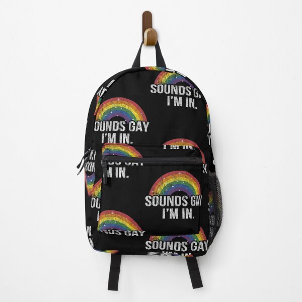Item preview, Sounds Gay I'm In With Rainbow Flag For Pride Month LGBT designed and sold by FantasyFablesC.