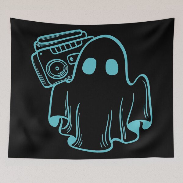 Item preview, boombox ghost designed and sold by broadwaygirl142.