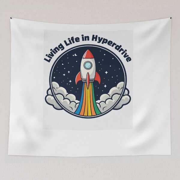 Item preview, ADHD: Living Life in Hyperdrive designed and sold by Smileyt-shirt.