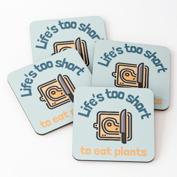 Item preview, Life's too short to eat plants designed and sold by dreamlandbuyers.