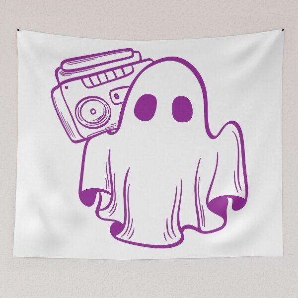 Item preview, boombox ghost designed and sold by broadwaygirl142.