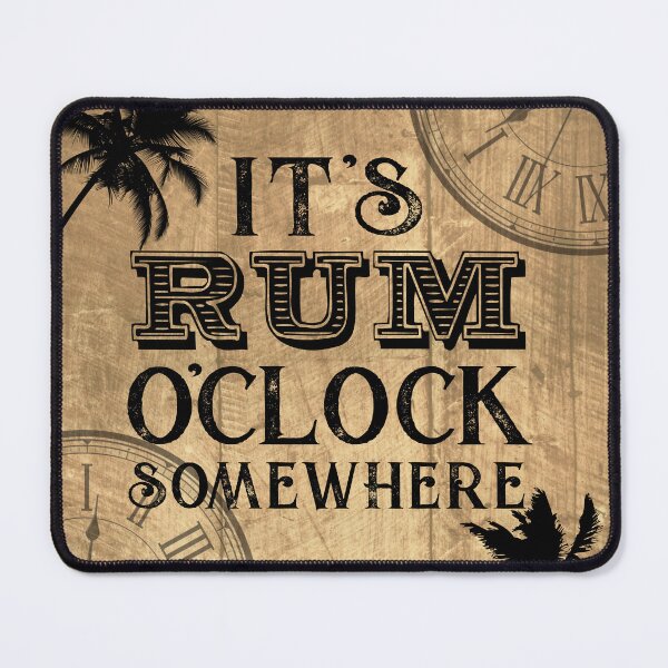 Item preview, It's Rum o'Clock Somewhere Rum Shack designed and sold by HotHibiscus.