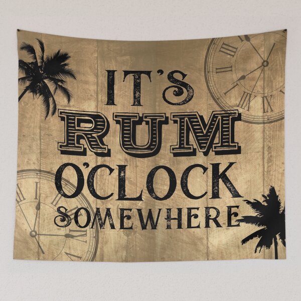 Item preview, It's Rum o'Clock Somewhere Rum Shack designed and sold by HotHibiscus.