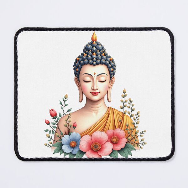 Item preview,  stunning  buda with flowers designed and sold by nicnacc.