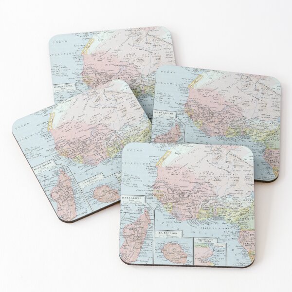 Item preview, Map of the French colonies in Africa designed and sold by 19th Century in Color.