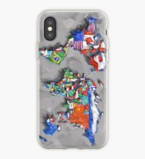 Weltkartenflaggen 3 iPhone-Hülle & Cover