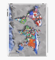 world map flags 3 iPad Case/Skin