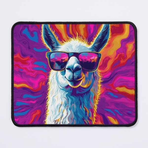 Item preview, Portrait Llama Art Graphic colorful designed and sold by BeebooDesign.