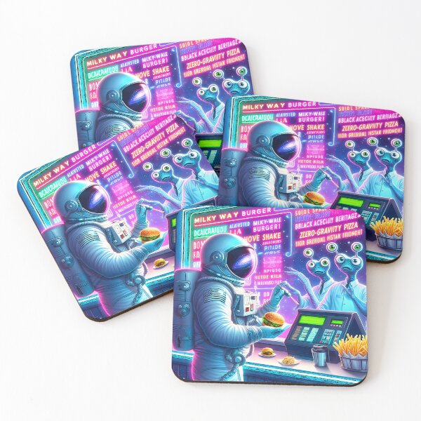 Item preview, Galactic Fast Food: Astronaut's Cosmic Burger Adventure designed and sold by Fantabulous.